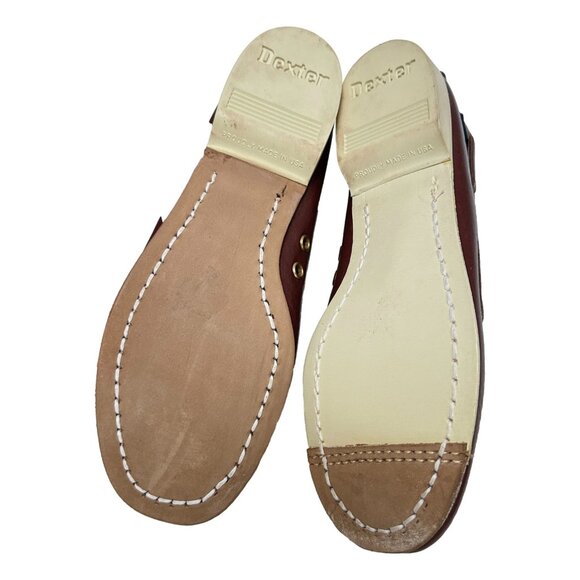 Dexter Womans Bowling Shoes Size 6 M Brown Leather USA Vintage New - Picture 7 of 10